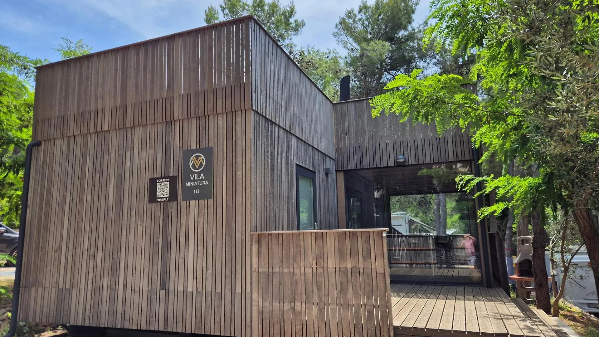 アパート Vila Miniatura Luxury Mobile Home In Camp Oaza Mira ドラゲ クロアチア